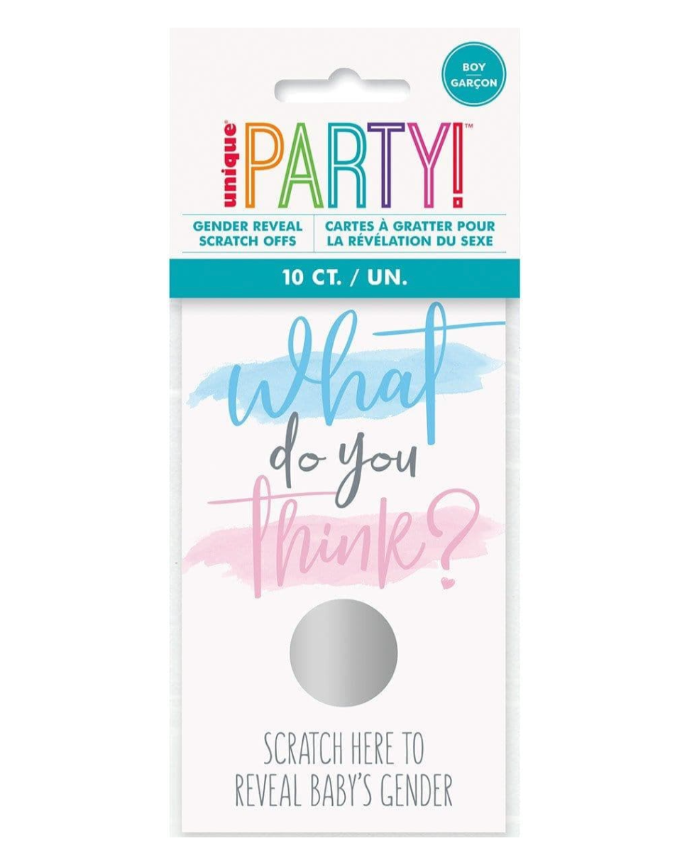 Gender Reveal Party Scratch Game Boy 10ct