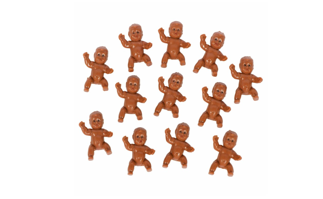 Baby Shower Tiny Baby Favors 12ct - Toy World Inc