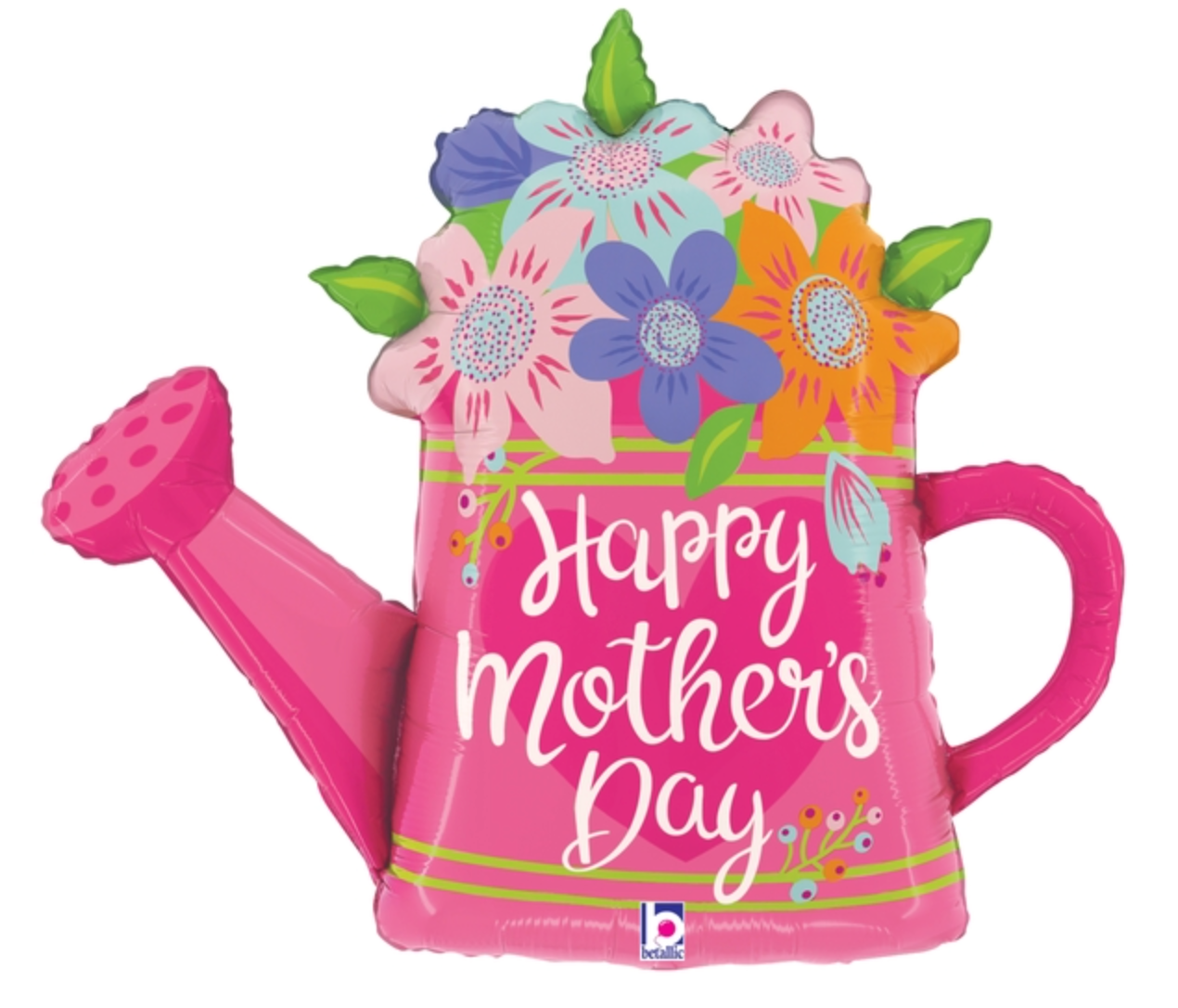 Betallic Mothers Day Watering Can 32 inch Shaped Foil Balloon 1ct