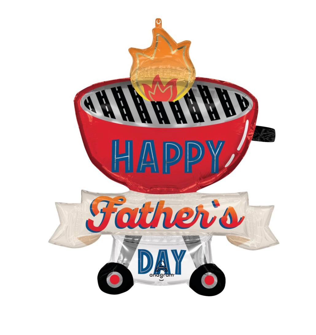 Anagram 30 inch Happy Fathers Day Grill-iant Dad Foil Balloon 1ct