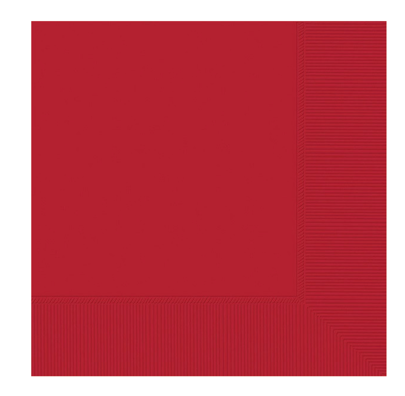 3-ply Beverage Napkin Apple Red 40ct