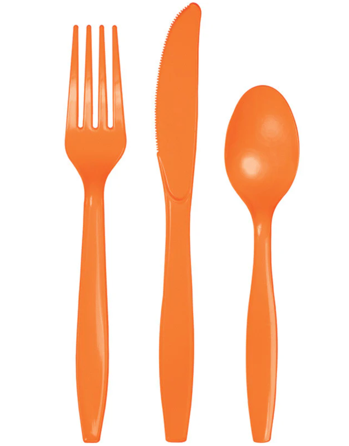 Heavy Weight Assorted Cutlery Orange Peel 24ct