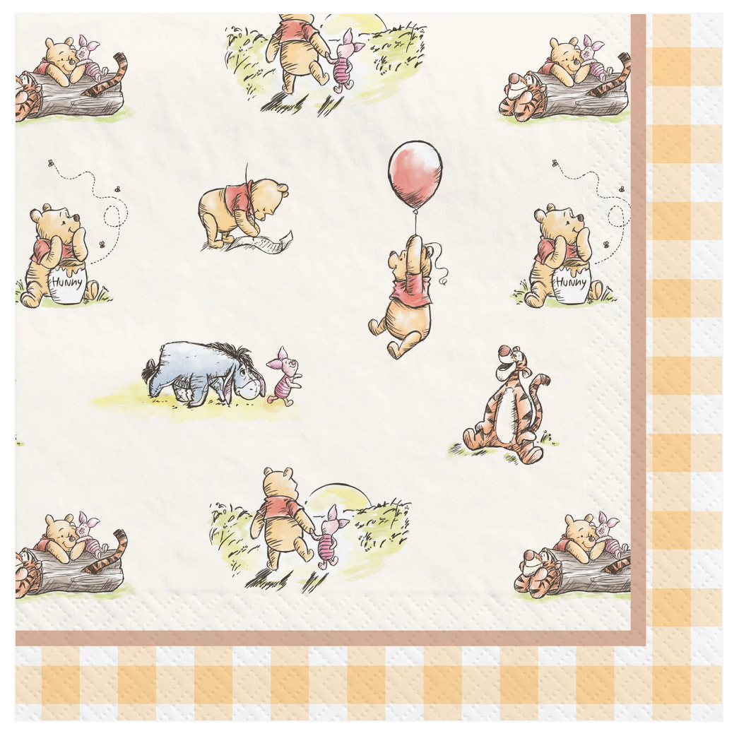Winnie The Pooh Luncheon Napkins 16ct