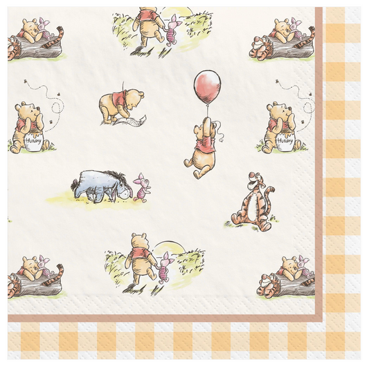 Winnie The Pooh Luncheon Napkins 16ct