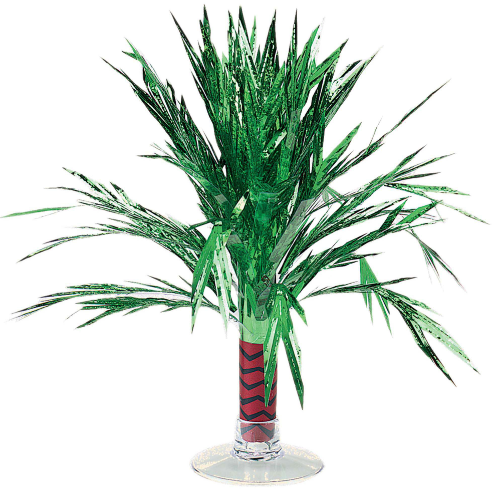 Palm Tree Mini Foil Centerpiece 1ct
