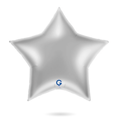 Grabo Silver Star 36 inch Foil Balloon 1ct