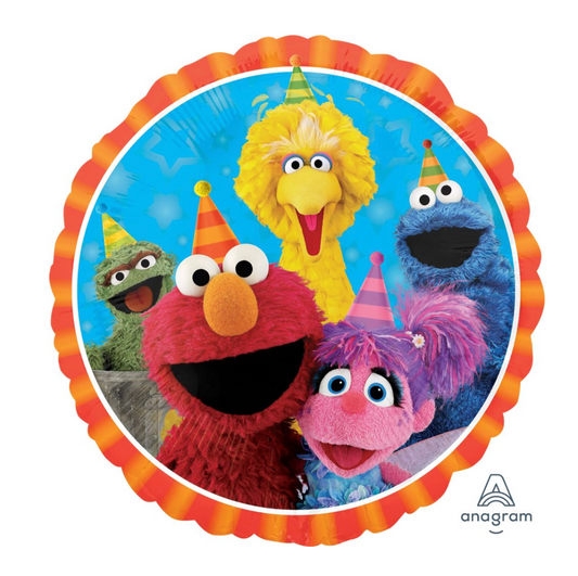 Anagram Sesame Street Fun 17 inch Foil Balloon 1ct