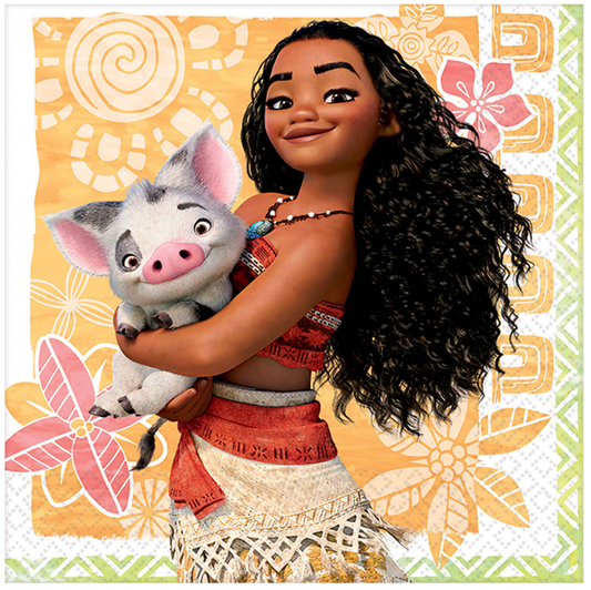 Disney Moana Beverage Napkins