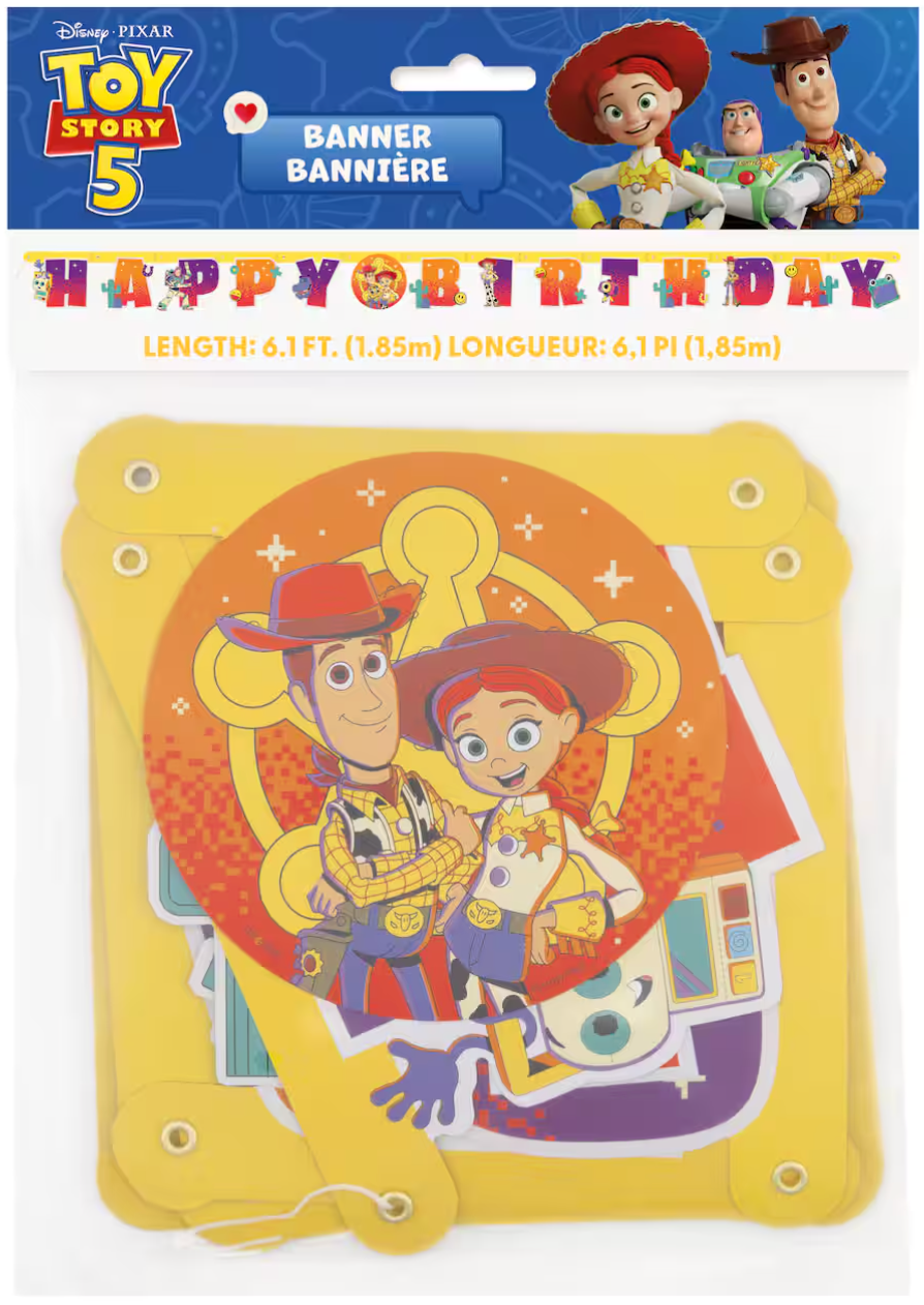 Toy Story 5 Jointed Banner 1ct