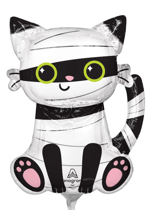 Anagram Halloween Purr-fect Party 14 inch Mini Foil Balloon 1ct