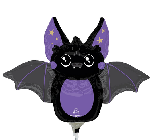 Anagram Halloween Twilight Bat 14 inch Mini Foil Balloon 1ct