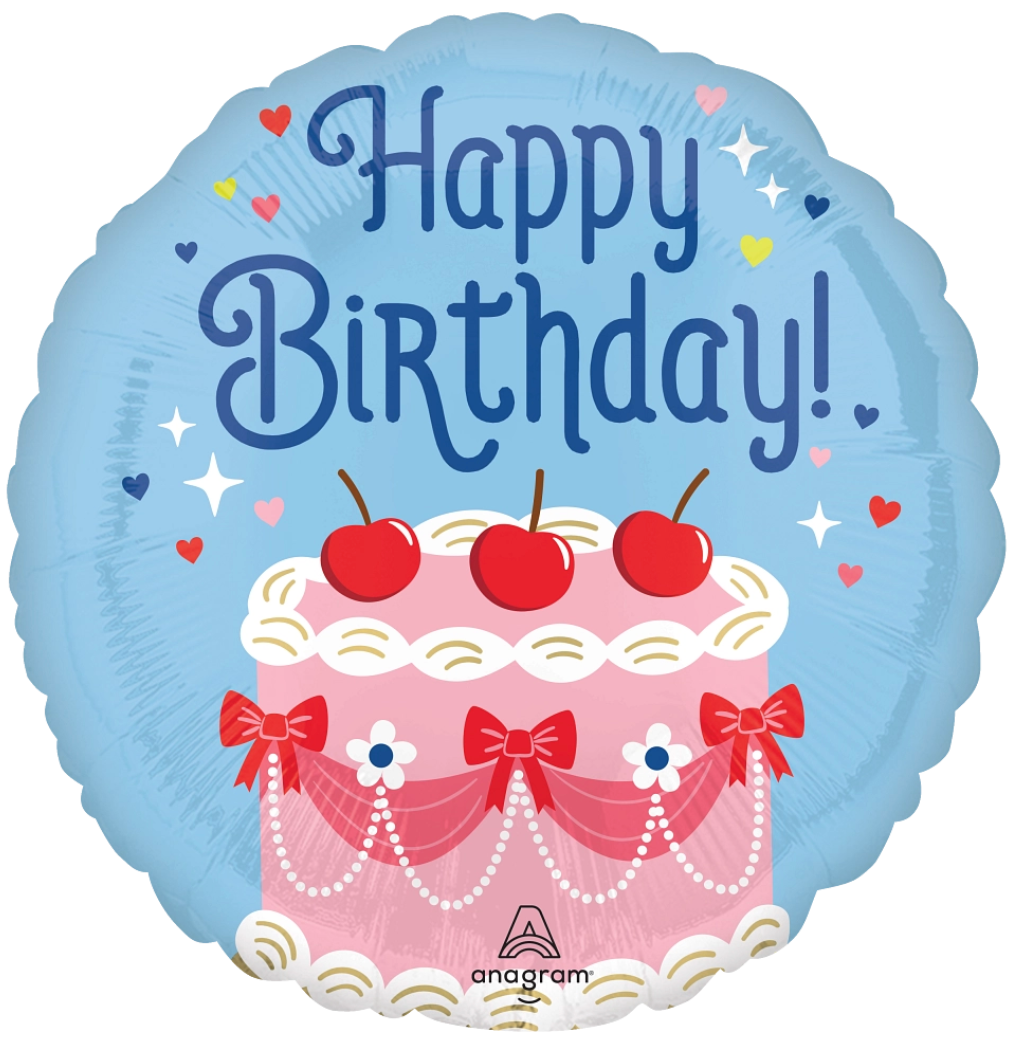 Anagram Cherries on Top 17 inch Foil Balloon 1ct