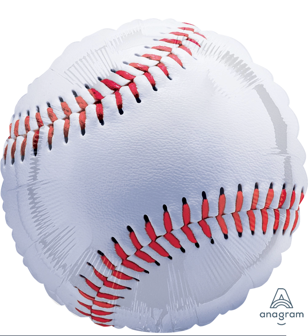 Anagram Baseball Jumbo HX 28 inch Foil Balloon 1ct