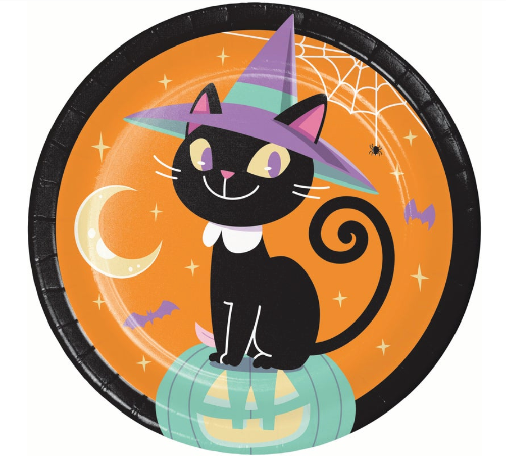 Frightful Friends Luncheon Plate 8ct