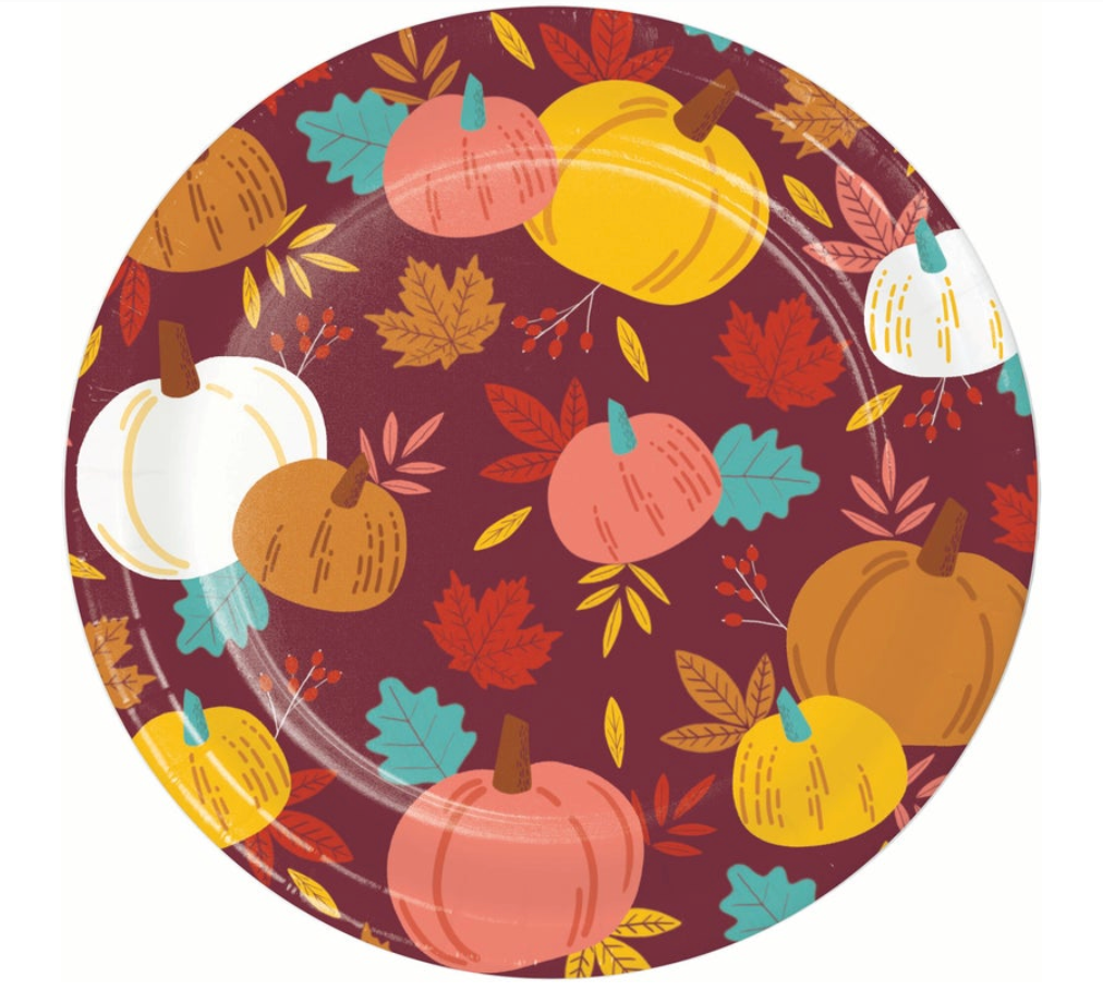 Turkey Treat Luncheon Plate 8ct