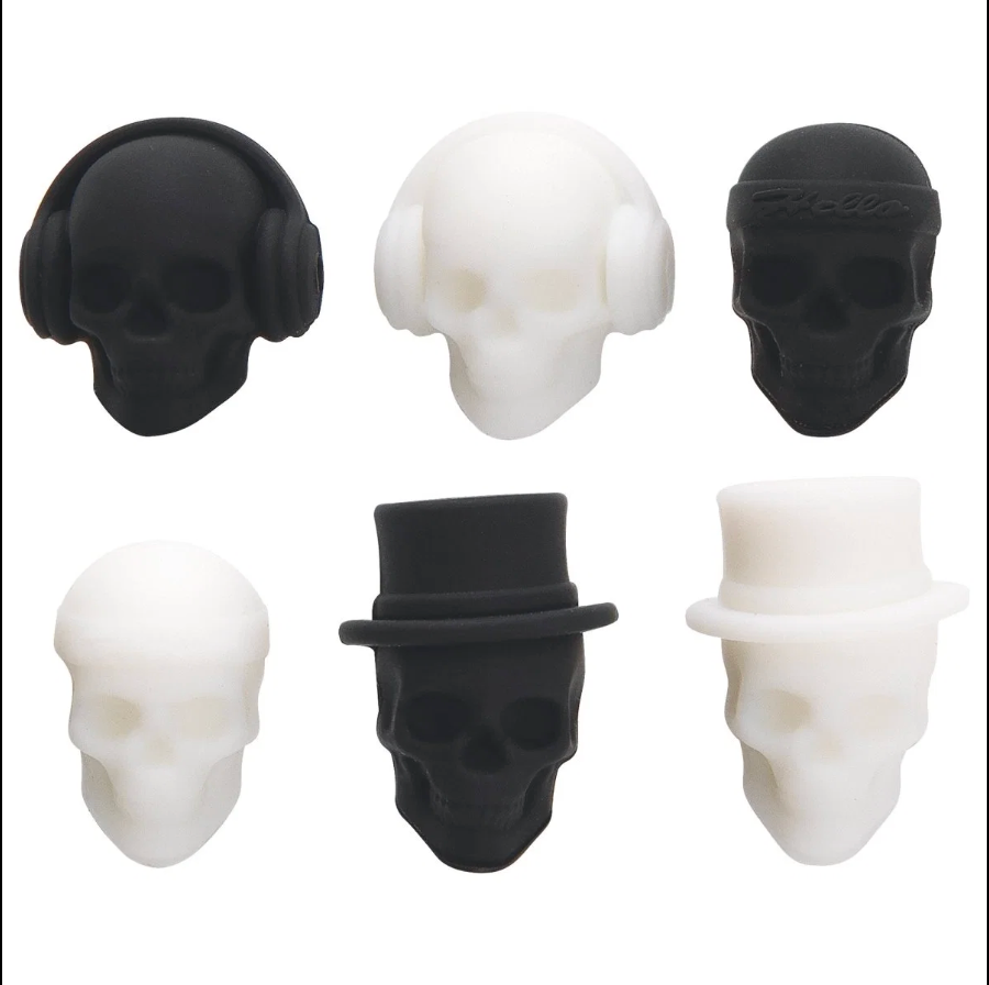 Halloween Skull Drink Markers 6ct