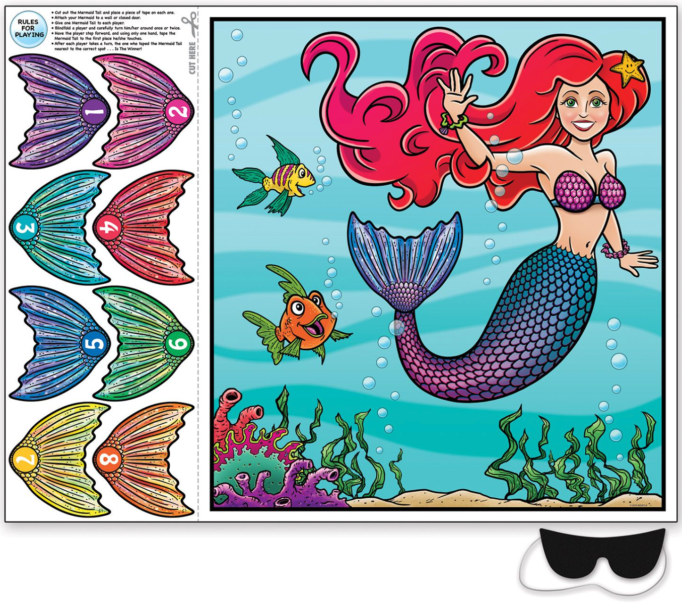 Pin The Tail On The Mermaid Game
