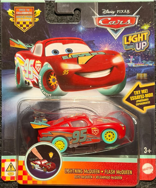 Disney Cars Lightning McQueen Lightup Feature Car 1ct