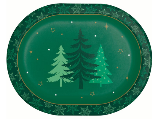 Winter Woods Oval Platter 8ct