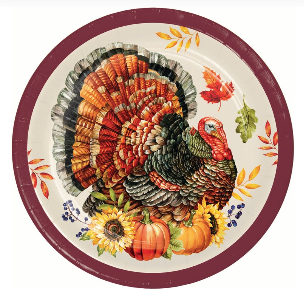 Bountiful Bird Dinner Plate 8ct