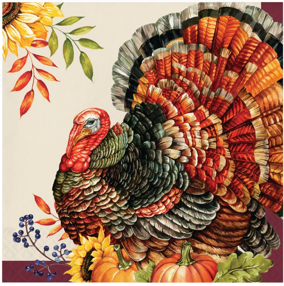 Bountiful Bird Luncheon Napkin 16ct