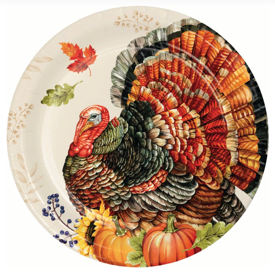 Bountiful Bird Luncheon Plate 8ct
