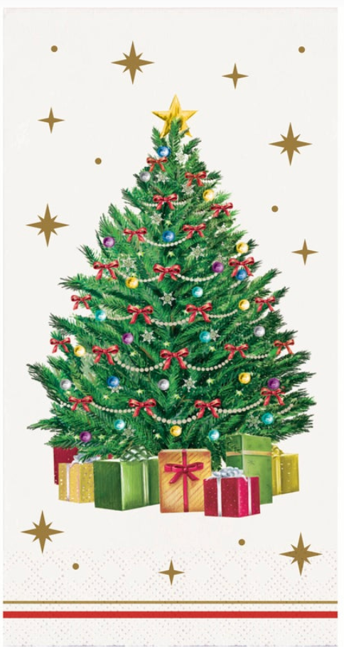 Sparkling Spruce Guest Towel 16ct