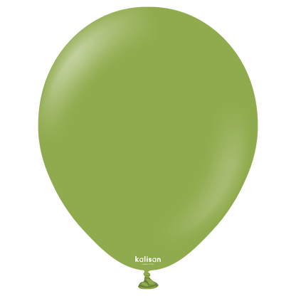 5 inch Kalisan Standard Matcha Latex Balloons 50ct