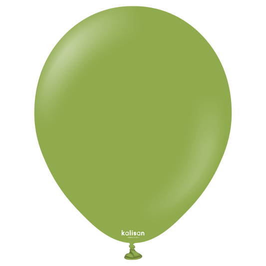 5 inch Kalisan Standard Matcha Latex Balloons 50ct