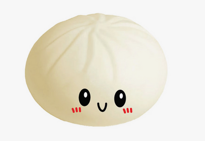 3.4 inch Happy Face Dumpling Squishy Toy 1ct