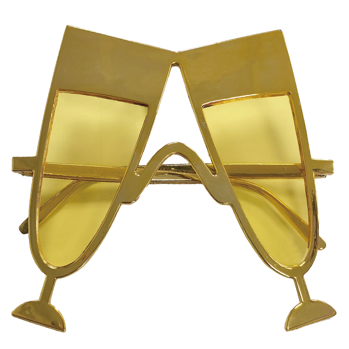 New Years Eve Plastic Champagne Glasses 1ct