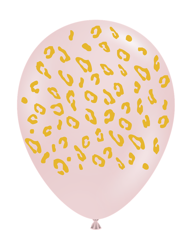 Tuftex Catty Cameo With Gold Printed 11 inch Latex Balloon 25ct