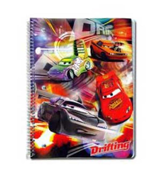 Disney Cars espiral tema libro 50 hojas