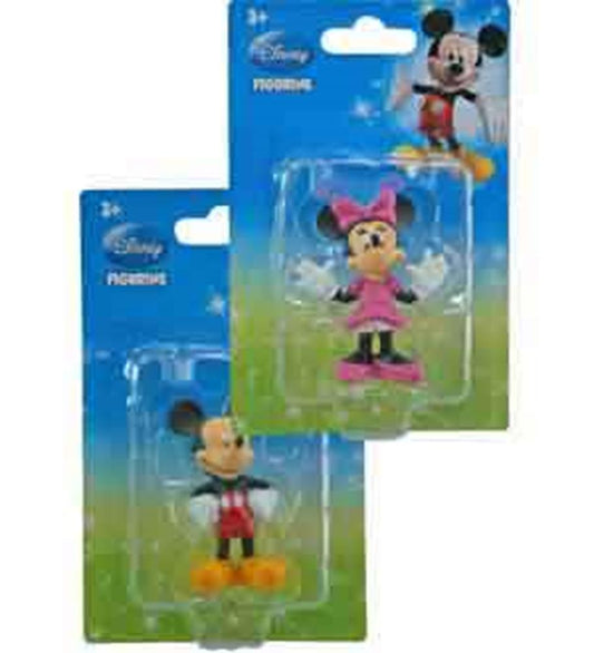 Mickey and Minnie Figurines Asst