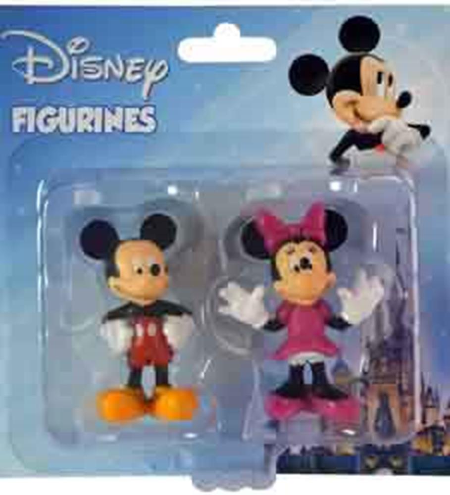 Mickey y Minnie Figura 2pc