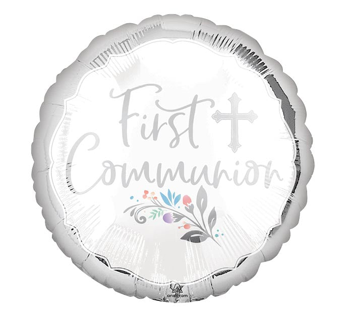 Anagram First Communion 17 inch Foil Balloon 1ct