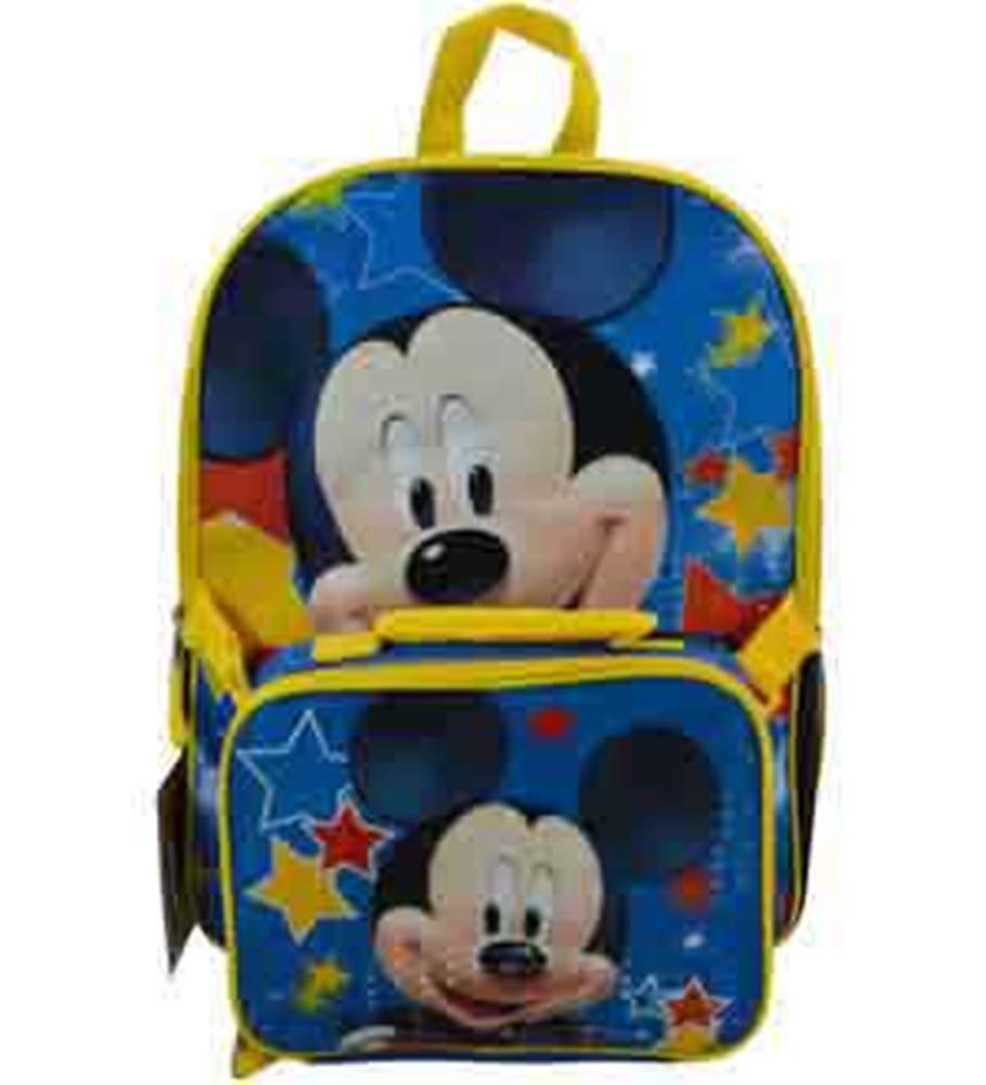 Mochila Mickey - Kit de almuerzo 16in