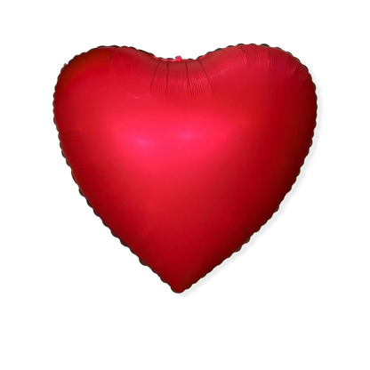 House of Balloons Matte Red Heart 68 inch Foil Balloon 1ct