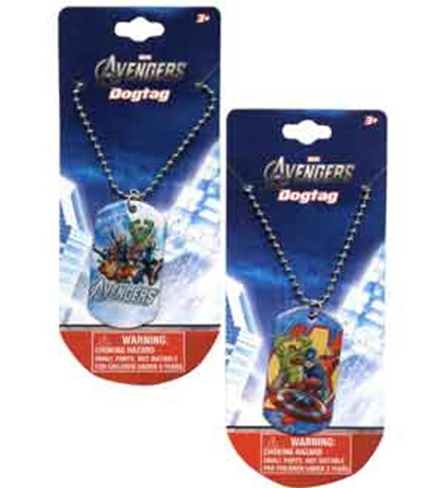 The Avengers 18in Metal Dogtag Nec