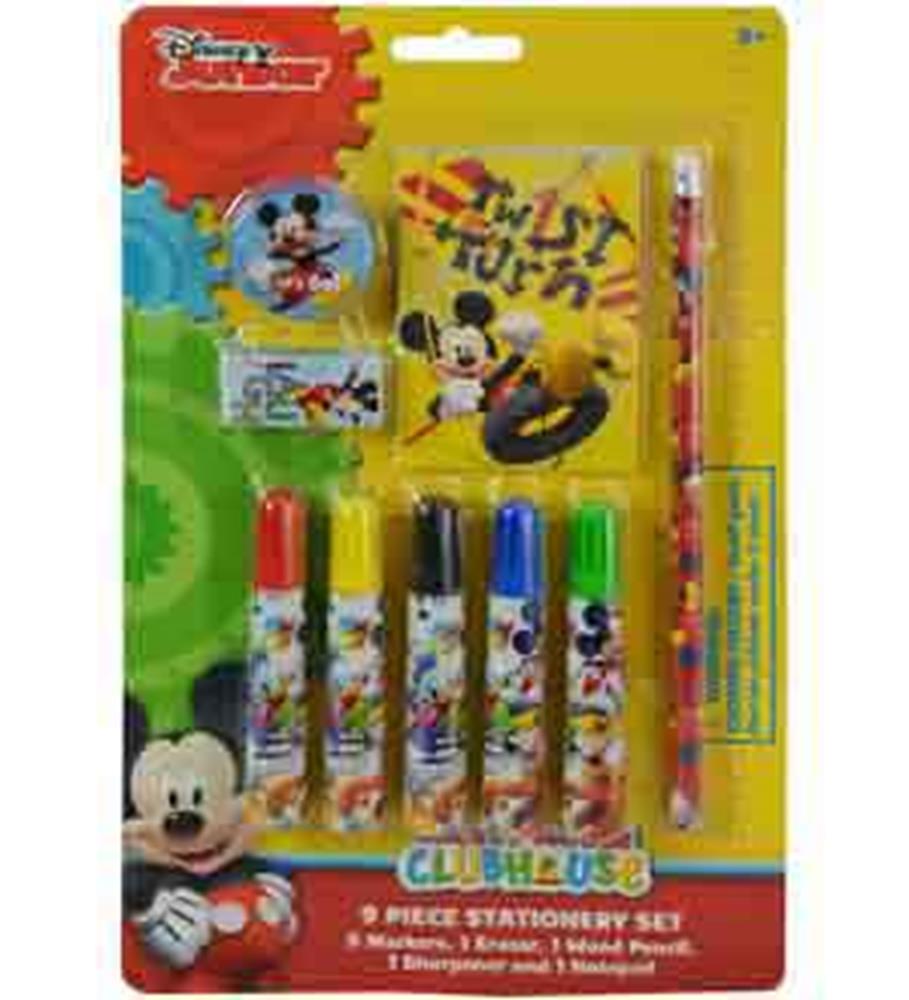 Mickey Stationery Set 9pc