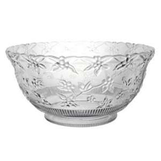 Clear Embossed Punch Bowl 12qt