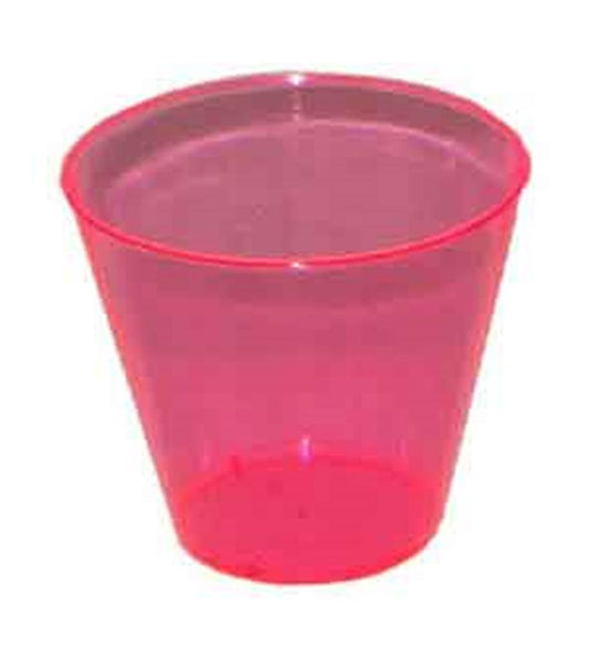 Vaso Rosa Neón 9oz 25ct