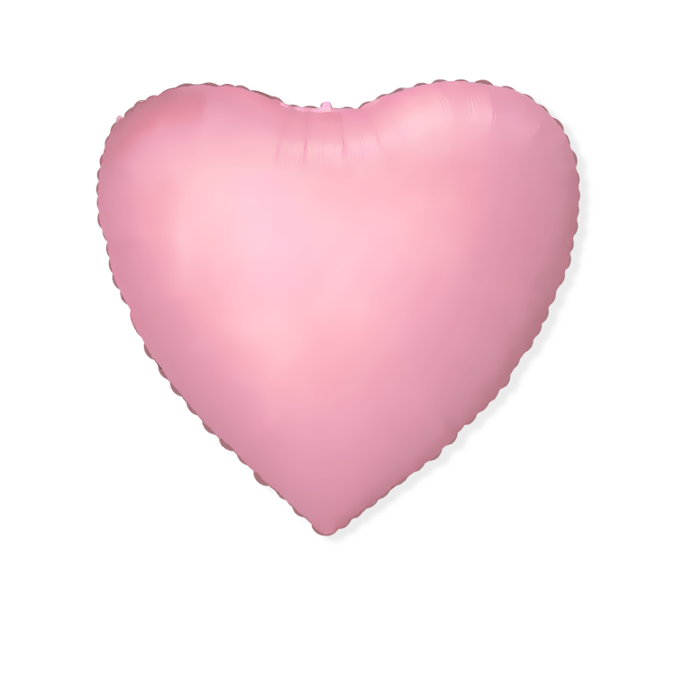 House of Balloons Pretty in Pink Heart 68 inch Foil Balloon 1ct
