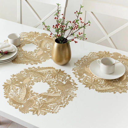 Traditional Christmas Placemats 4ct