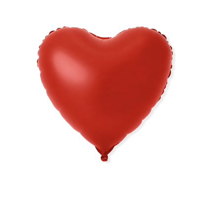 House of Balloons Candy Apple Red Heart 68 inch Foil Balloon 1ct