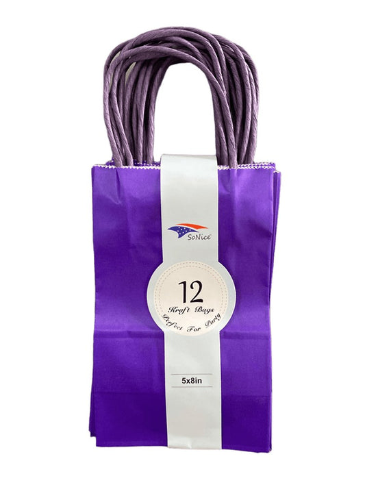 Craft Bag 5x8 12ct - Purple