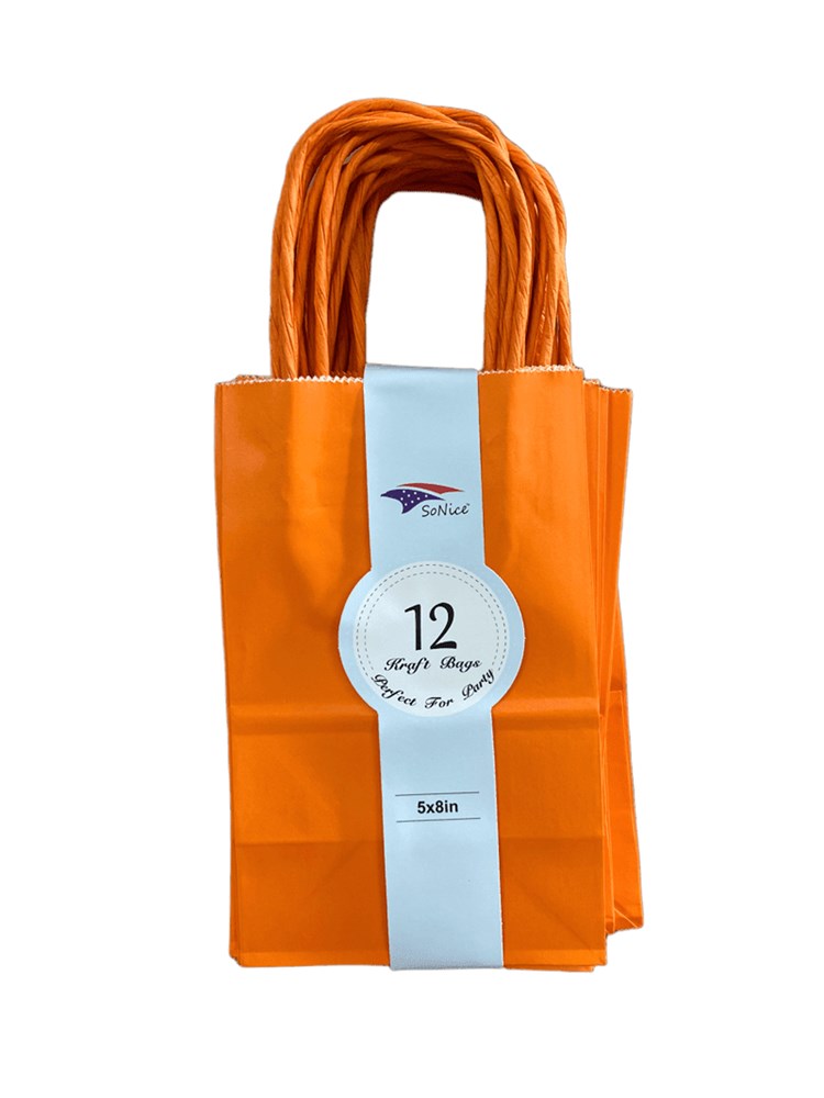 Craft Bag 5x8 12ct - Orange