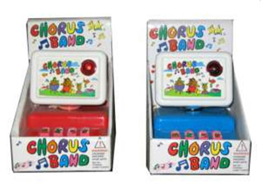 Two boxed children's toy laptops in red and blue, each with colorful cartoon animal keyboard and screen designs.