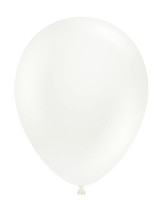 Tuftex White 11 inch Latex Balloons 100ct