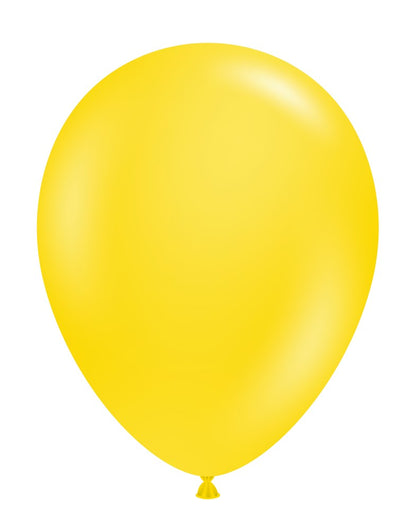 Tuftex Yellow 11 inch Latex Balloons 100ct